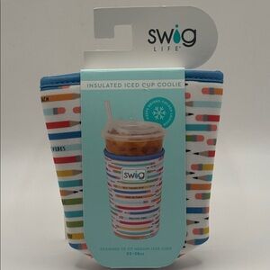 NWT Swig Life Insulated Iced Cup Coolie “Teacher Life”